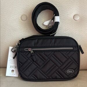 NWT Lug Super Coupe 2 Convertible Crossbody Bag in Black